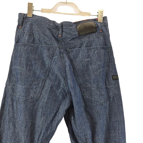 G-Star Raw Jeans Womens Mens 28x30 ARC 3D Loose Chambray Loungewear Cabincore - Picture 6 of 14